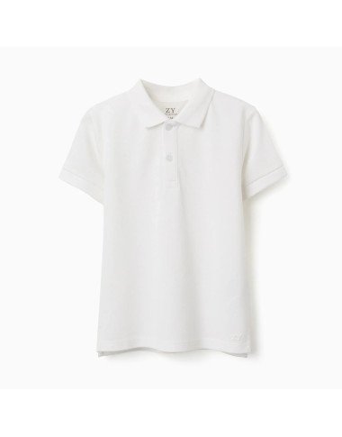 ZIPPY balti polo krekli (3/4–5/6 g.)