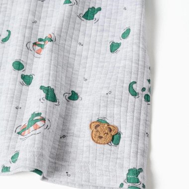 Vaikiška pižama Aligatotriai (3/4-11/12) - miela detalė vaikų emociniam saugumui