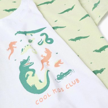 Bērnu pidžamu komplekts Aligatori, 2 gab. (3/4–11/12 g.) | Lapute.lt