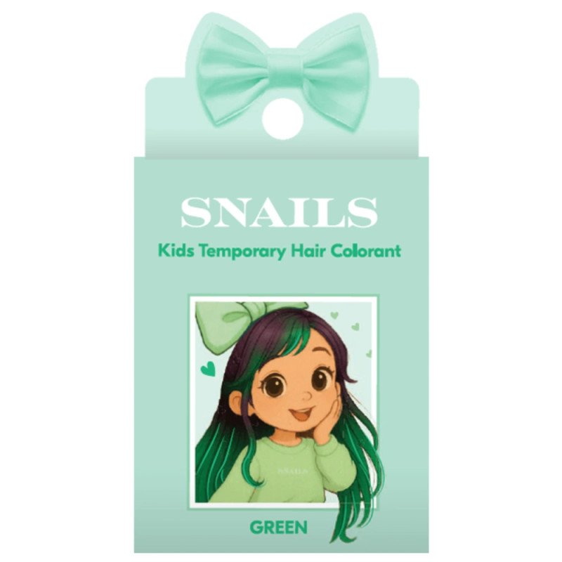 Snails kreidelė plaukams dažyti Žalia