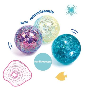 Ludi sensorā bumbiņa ar spīdumiem, 10 cm | Lapute.lt