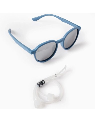 Zilas bērnu saulesbrilles ar UV aizsardzību (5–10 g.)