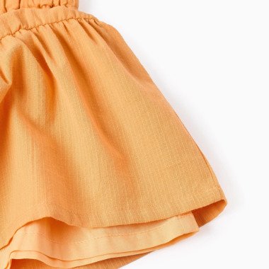 Oranži šorti meitenei ar oderi (3/4–13/14) | Lapute.lt