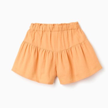 Oranži šorti meitenei ar oderi (3/4–13/14) | Lapute.lt