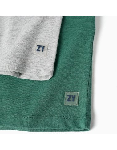 Medvilniniai šortai berniukui (2 vnt, 3/4–11/12 m)