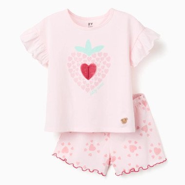 Vaikiška pižama Braškė (3/4-11/12)