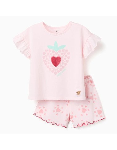 Bērnu pidžama Zemene (3/4–11/12 g.)