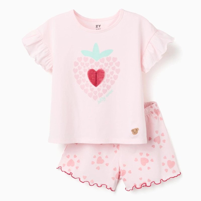 Bērnu pidžama Zemene (3/4–11/12 g.)