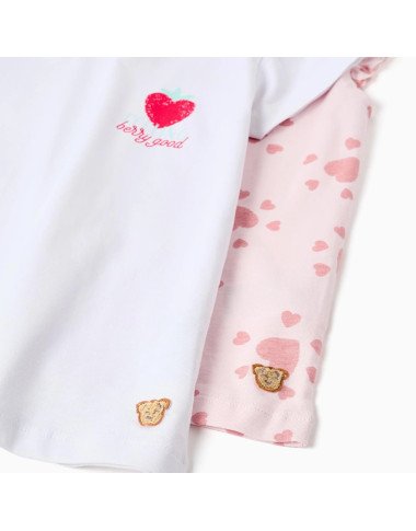 Vaikiška pižama Braškės, 2 vnt. (3/4-11/12)