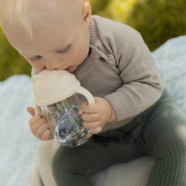 Bērnu dzeramā pudele ar salmiņu Bitutės, 300 ml | Lapute.lt