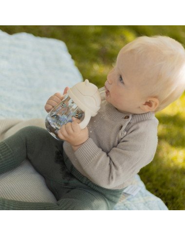 Bērnu dzeramā pudele ar salmiņu Mārītes, 300 ml Bērnu dzeramā pudele ar salmiņu Mārītes, 300 ml
