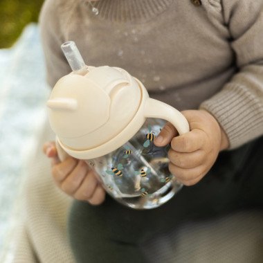 Bērnu dzeramā pudele ar salmiņu Mārītes, 300 ml | Lapute.lt