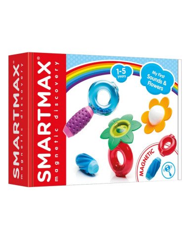 SmartMax magnētiskie klucīši My First Sounds & Flowers