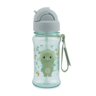 Vaikiška gertuvė su šiaudeliu Dinozauras, 355 ml