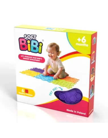 BiBio sensoro paklājiņu komplekts (6 gab.) BiBio sensoro paklājiņu komplekts (6 gab.)