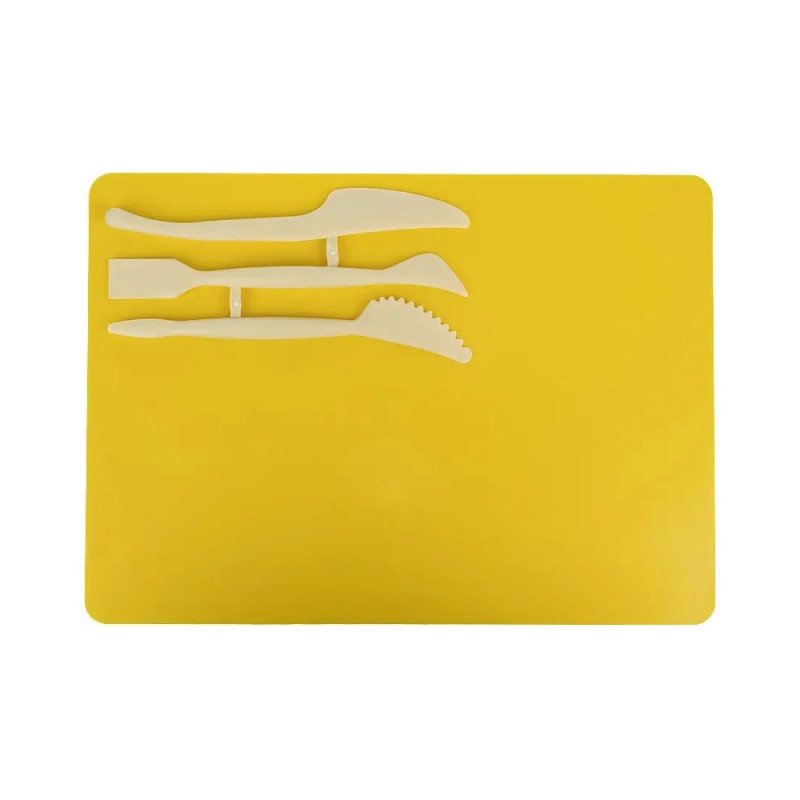 Plastilīna paliktnis ar instrumentiem (A5)