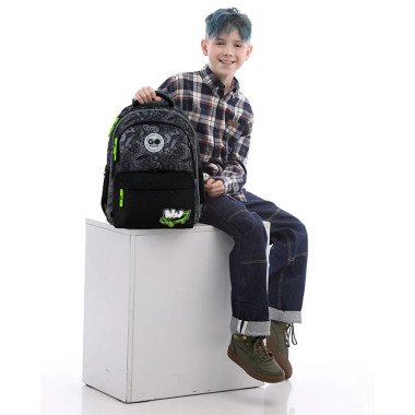 GoPack WOW Skate ergonomiska skolas mugursoma | Mugursoma 1.–4. klasei | Lapute.lt