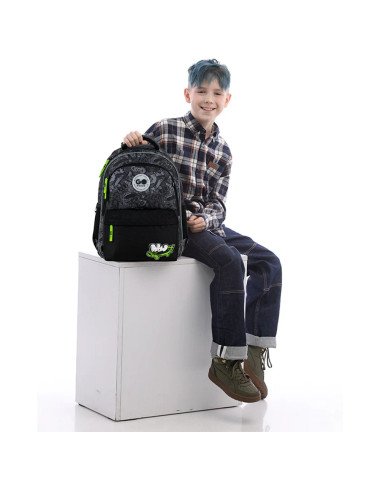 GoPack WOW Skate ergonominė mokyklinė kuprinė (15 l)