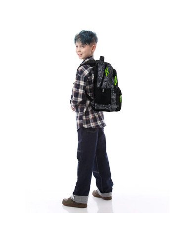 GoPack WOW Skate ergonomiska skolas mugursoma (15 l)