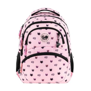 GoPack Meow Cats ergonomiska skolas mugursoma (17 l)