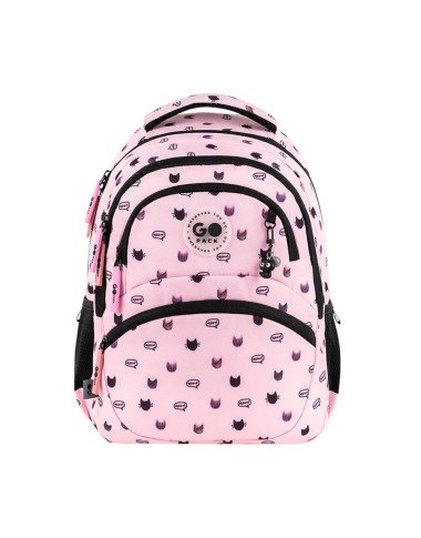 GoPack Meow Cats ergonominė mokyklinė kuprinė (17 l)