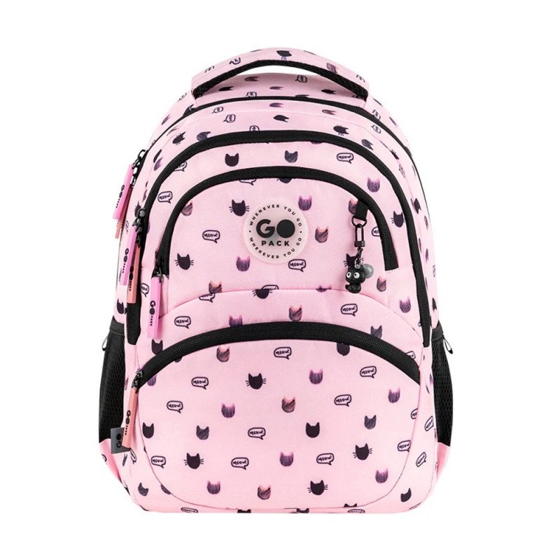 GoPack Meow Cats ergonominė mokyklinė kuprinė (17 l)