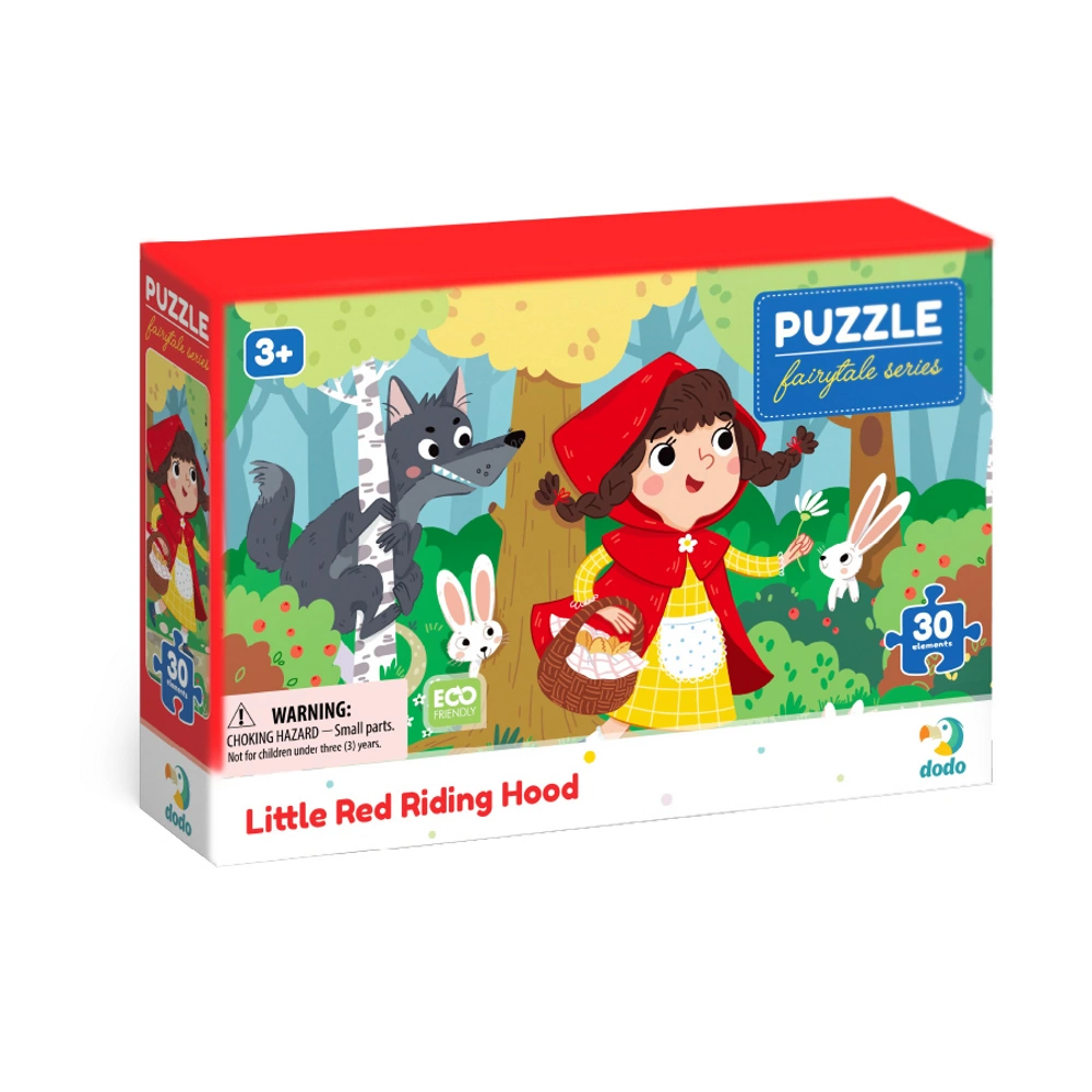 Dodo dėlionė raudonkepuraitė - dovanų idėjos daržlerio grupėms iki 5 eur