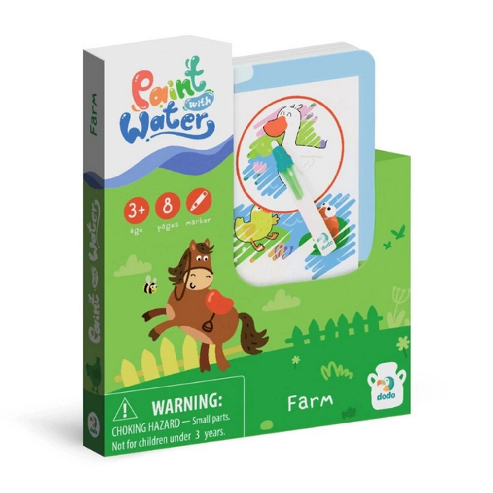 Vandeniu spalvinama knygelė - dovanų idėjos vaikams iki 10 eur, darželio, įmonių vaikų grupėms