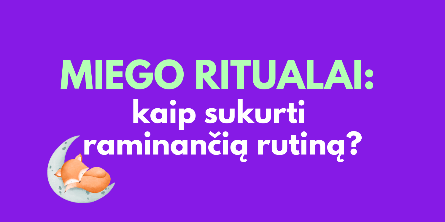 Miego ritualai: kaip sukurti  raminančią rutiną?